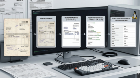 AI Document OCR on Linux: Open Source Pipeline with Tesseract and LLMs