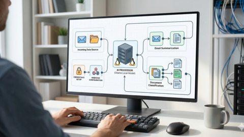 Self-Hosted AI Email Assistant on Linux with n8n and Ollama