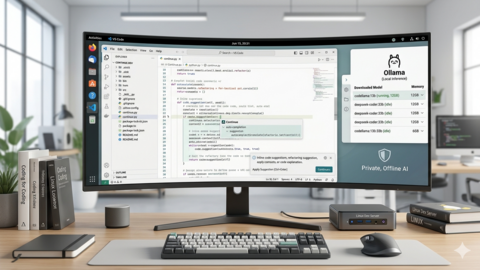 Continue.dev and Ollama: Self-Hosted AI Coding Assistant for VS Code on Linux