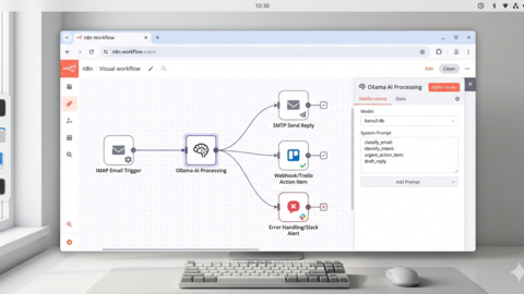 n8n and Ollama: Build Self-Hosted AI Automation Workflows on Linux