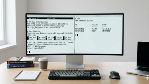 Ollama Behind Nginx: Reverse Proxy with Authentication, SSL, and Rate Limiting
