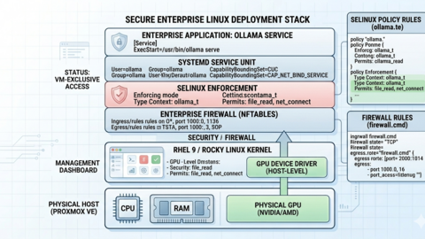 Ollama on RHEL 9 and Rocky Linux: Enterprise Setup and SELinux Guide