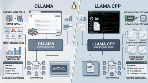 Ollama vs llama.cpp: Performance, Setup, and When to Use Each on Linux