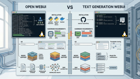 Open WebUI vs Text Generation WebUI: Side-by-Side Linux Server Comparison