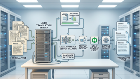 Self-Hosted AI Translation Server on Linux with Ollama