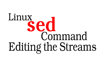 sed commands