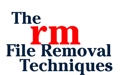rm file removal techniques